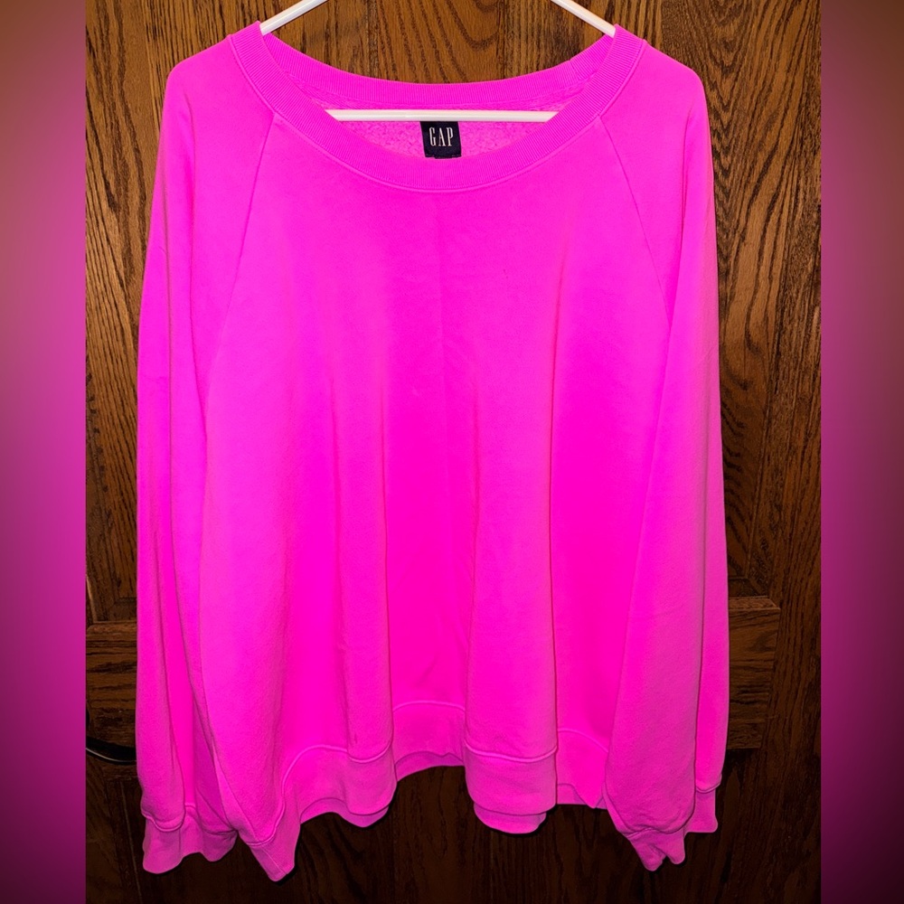 GAP Women's crew neck Sweatshirt in standout pink